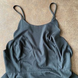 Scalloped Halter Dress